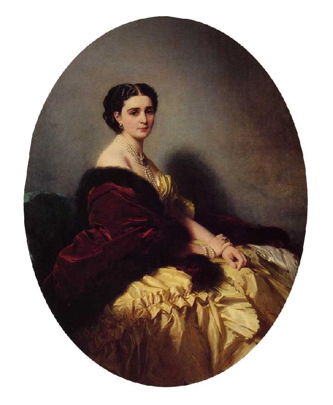Franz Xaver Winterhalter Madame Sofya Petrovna Naryschkina Sweden oil painting art
